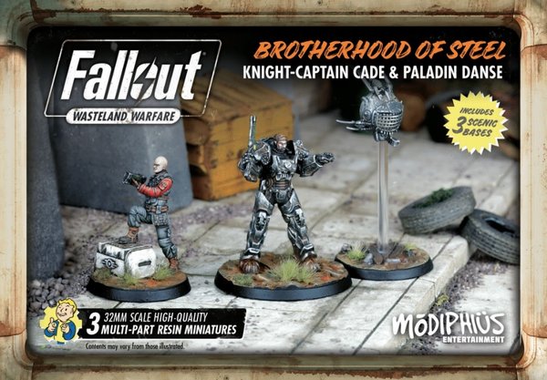 Fallout: Wasteland Warfare - Brotherhood of Steel Knight-Captain Cade, Paladin Danse