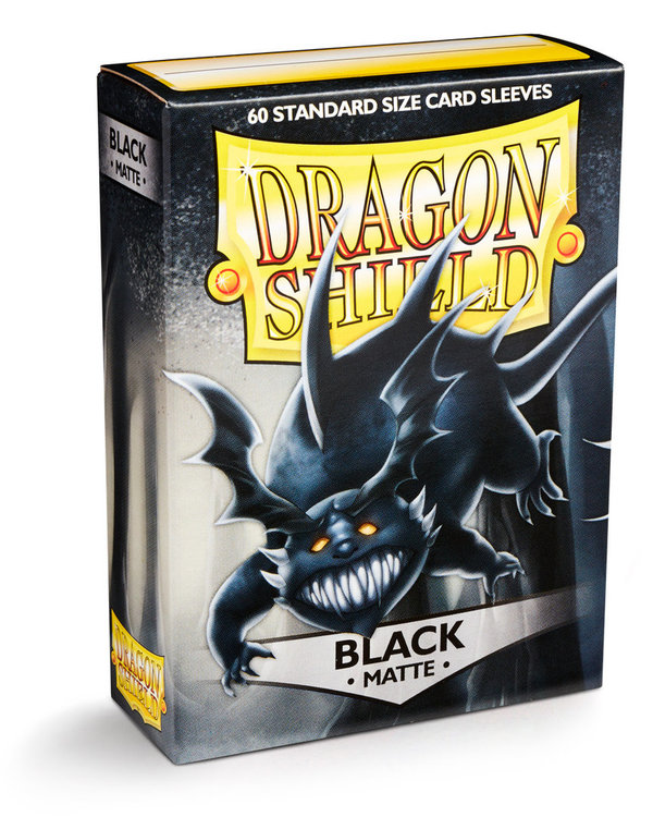 Dragon Shield Matte: Schwarz (60 Stück)