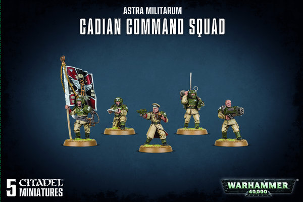Astra Militarum Cardian Command Squad