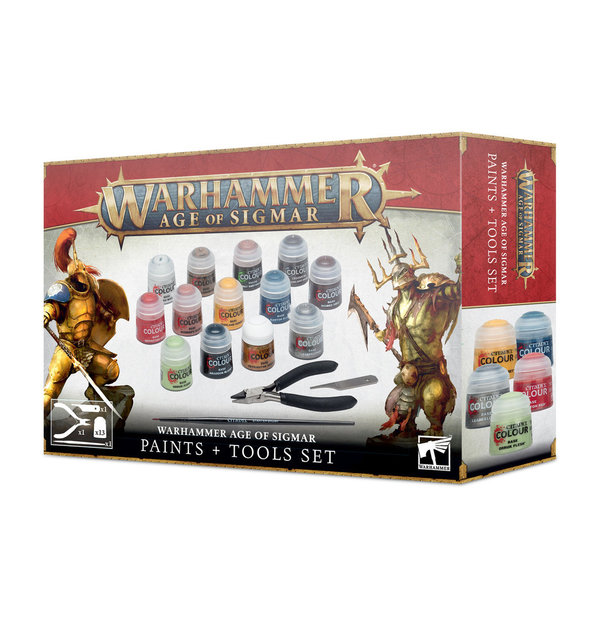 Warhammer Age of Sigmar Paints + Tools