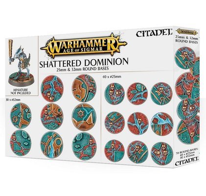Shattered Dominion: 25 & 32 mm Round Bases (66-96)